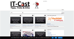 Desktop Screenshot of it-cast.de